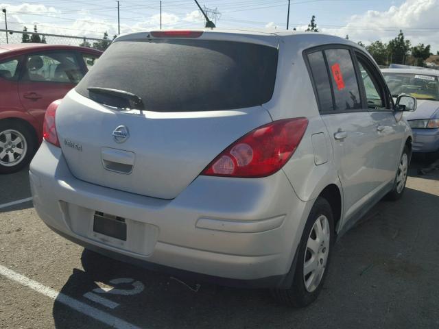 3N1BC13E17L376137 - 2007 NISSAN VERSA S SILVER photo 4