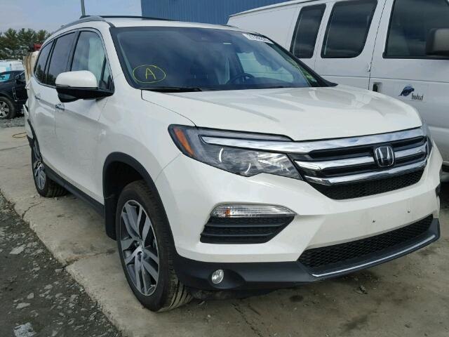 5FNYF6H98HB082662 - 2017 HONDA PILOT TOUR WHITE photo 1