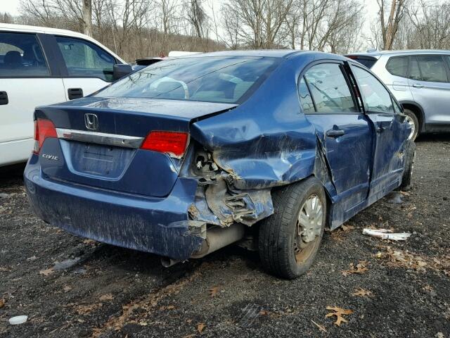 2HGFA1F36AH565897 - 2010 HONDA CIVIC VP BLUE photo 4