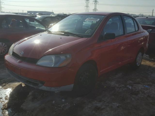 JTDBT123220227111 - 2002 TOYOTA ECHO RED photo 2