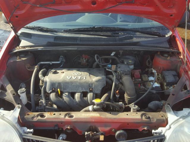 JTDBT123220227111 - 2002 TOYOTA ECHO RED photo 7