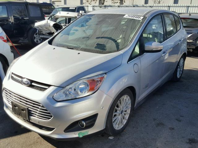 1FADP5CU2EL513366 - 2014 FORD C-MAX PREM SILVER photo 2