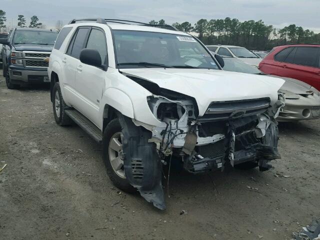 JTEZU14R958029902 - 2005 TOYOTA 4RUNNER SR WHITE photo 1