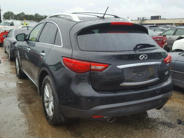 JN8AS1MW7BM733715 - 2011 INFINITI FX35 BLACK photo 3