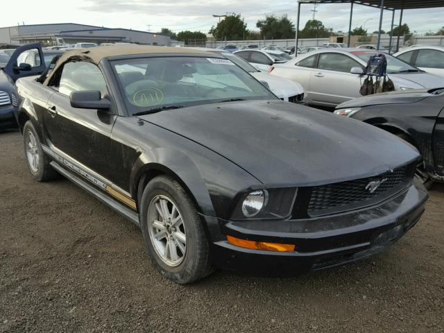 1ZVFT84N975288794 - 2007 FORD MUSTANG BLACK photo 1