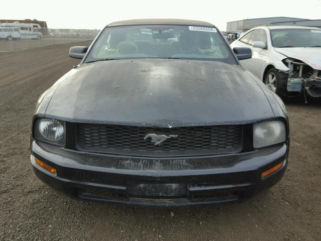 1ZVFT84N975288794 - 2007 FORD MUSTANG BLACK photo 9