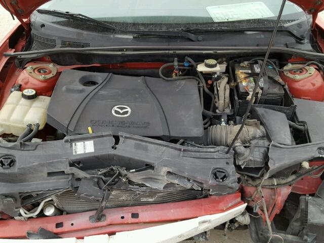 JM1BK323751277032 - 2005 MAZDA 3 S RED photo 7