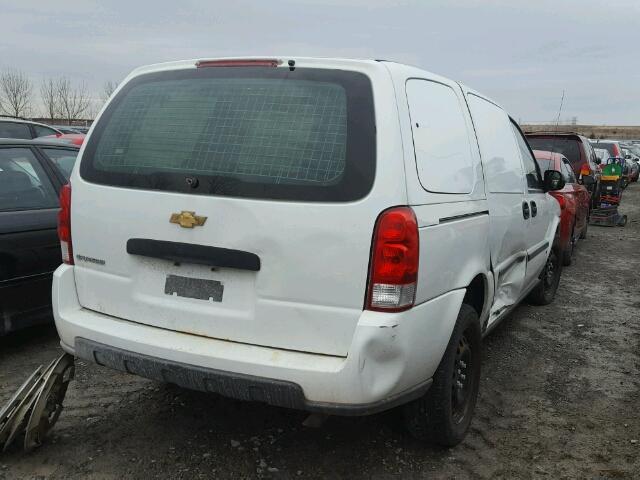 1GBDV13149D125039 - 2009 CHEVROLET UPLANDER WHITE photo 4