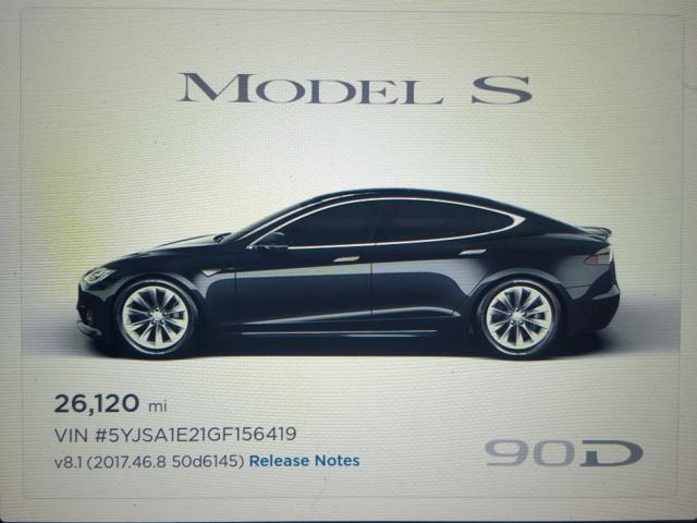 5YJSA1E21GF156419 - 2016 TESLA MODEL S GRAY photo 8