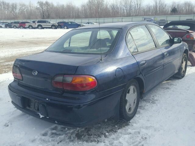 1G1NE52J8Y6137909 - 2000 CHEVROLET MALIBU LS BLUE photo 4