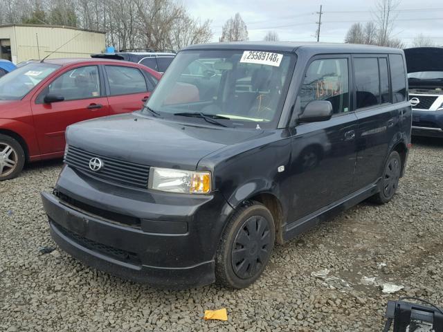 JTLKT334064064786 - 2006 TOYOTA SCION XB შავი ფოტო 2