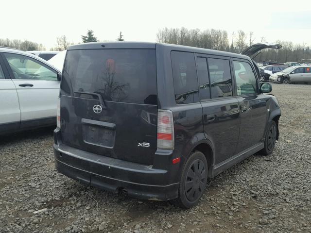 JTLKT334064064786 - 2006 TOYOTA SCION XB შავი ფოტო 4