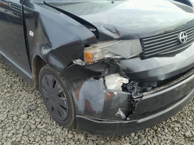 JTLKT334064064786 - 2006 TOYOTA SCION XB შავი ფოტო 9