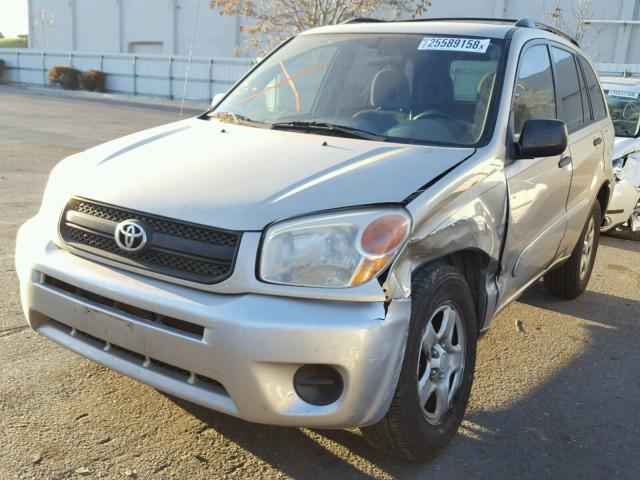 JTEGD20V740009869 - 2004 TOYOTA RAV4 BEIGE photo 2