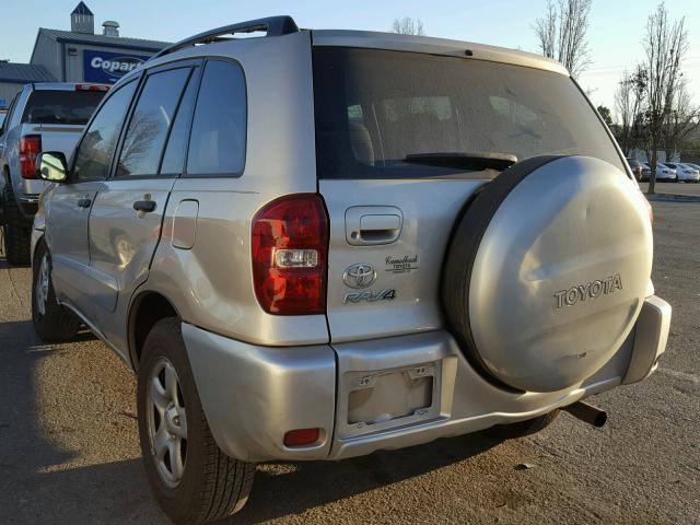 JTEGD20V740009869 - 2004 TOYOTA RAV4 BEIGE photo 3