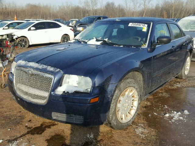 2C3KA43RX6H103605 - 2006 CHRYSLER 300 BLUE photo 2