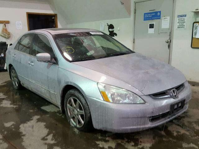 1HGCM66834A045940 - 2004 HONDA ACCORD EX SILVER photo 1