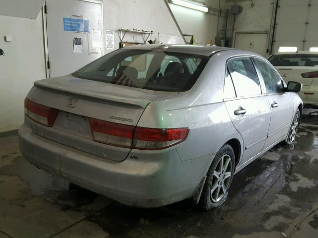 1HGCM66834A045940 - 2004 HONDA ACCORD EX SILVER photo 4