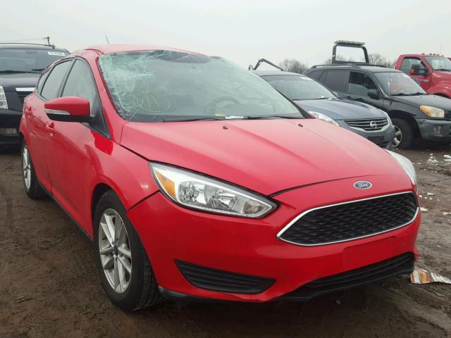 1FADP3K2XGL290937 - 2016 FORD FOCUS SE RED photo 1