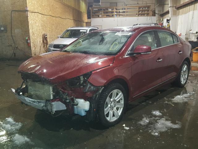 1G4GD5GDXBF248843 - 2011 BUICK LACROSSE C RED photo 2