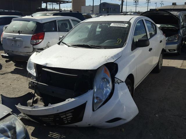 3N1CN7APXCL922742 - 2012 NISSAN VERSA S WHITE photo 2