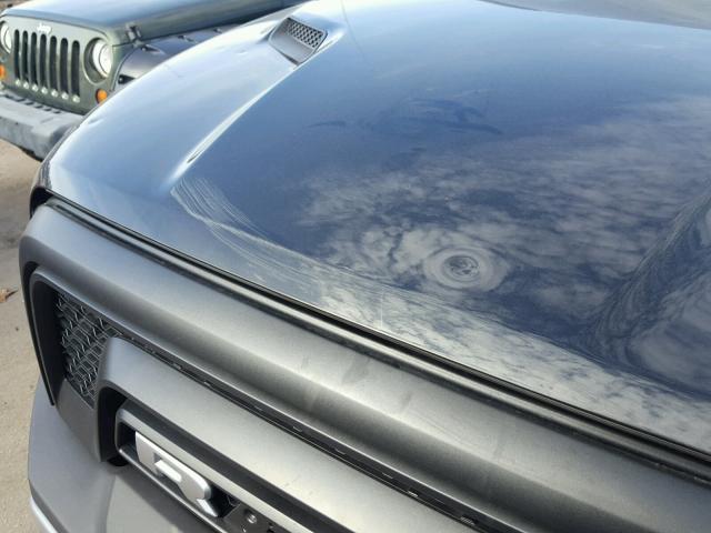 1C6RR7YTXGS249190 - 2016 RAM 1500 REBEL შავი ფოტო 9