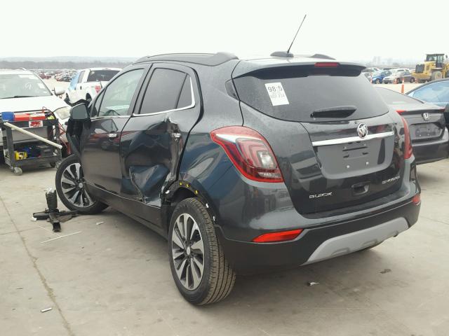 KL4CJCSB7JB524482 - 2018 BUICK ENCORE ESS GRAY photo 3