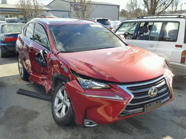 JTJBARBZ5H2120993 - 2017 LEXUS NX 200T RED photo 1