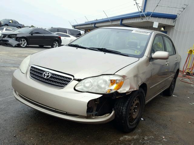 1NXBR32E87Z908848 - 2007 TOYOTA COROLLA CE BEIGE photo 2