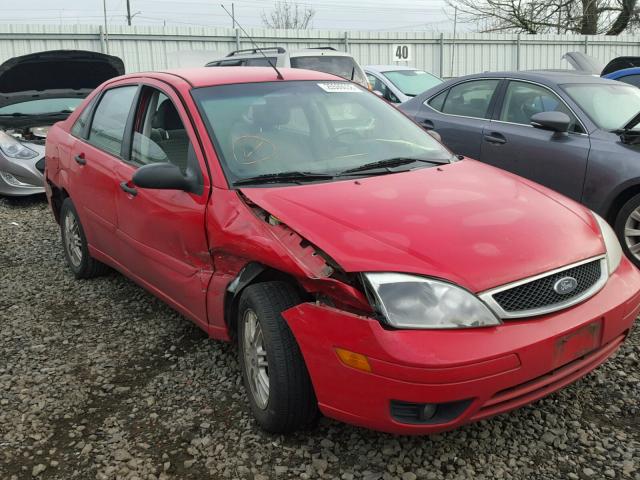 1FAFP34N46W138178 - 2006 FORD FOCUS ZX4 RED photo 1
