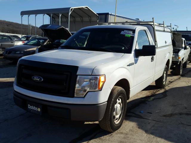 1FTNF1CF0DKD65685 - 2013 FORD F150 WHITE photo 2