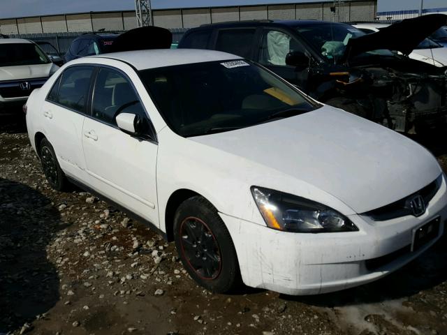 1HGCM563X3A043342 - 2003 HONDA ACCORD LX WHITE photo 1