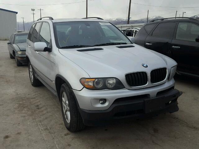 5UXFA13504LU44924 - 2004 BMW X5 3.0I GRAY photo 1