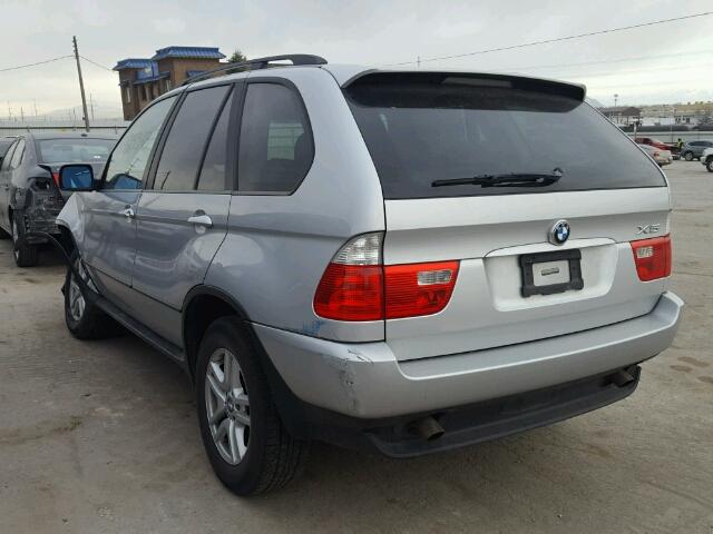 5UXFA13504LU44924 - 2004 BMW X5 3.0I GRAY photo 3