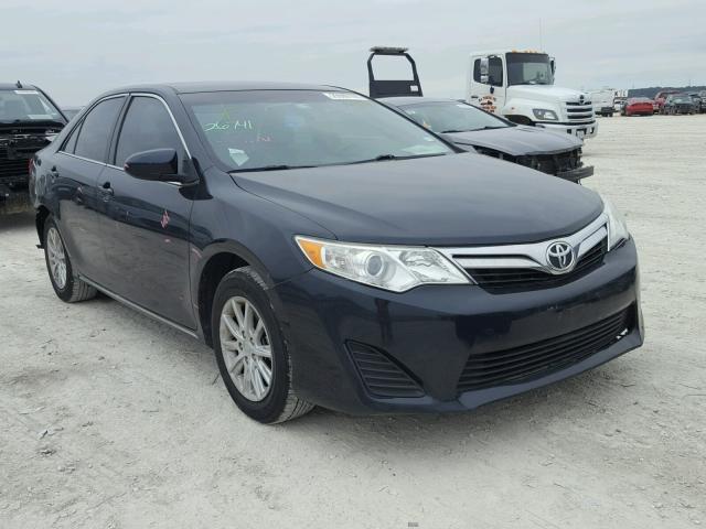 4T4BF1FK4CR208063 - 2012 TOYOTA CAMRY BASE BLACK photo 1