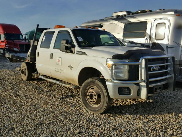 1FD8W3HT1CEA45744 - 2012 FORD F350 SUPER WHITE photo 1