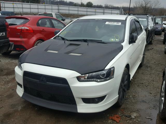 JA32U8FW0BU000954 - 2011 MITSUBISHI LANCER GTS WHITE photo 2