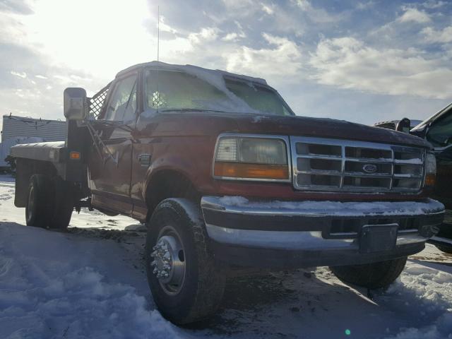 1FDLF47F9VEA41133 - 1997 FORD F SUPER DU RED photo 1