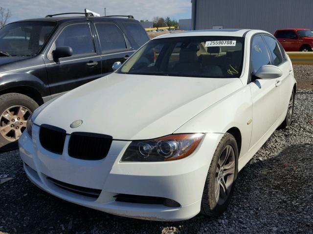 WBAVA33518KX85766 - 2008 BMW 328 I WHITE photo 2