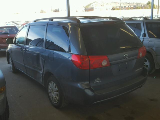 5TDZK23C98S153813 - 2008 TOYOTA SIENNA CE GRAY photo 3