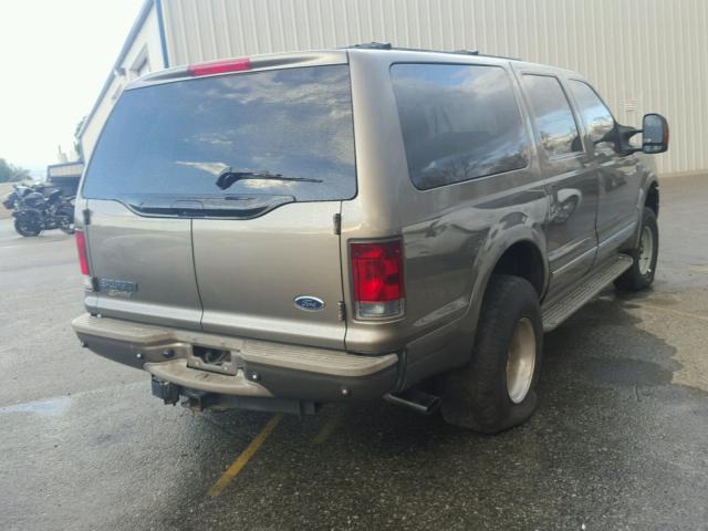 1FMNU42L95EB70825 - 2005 FORD EXCURSION BROWN photo 4