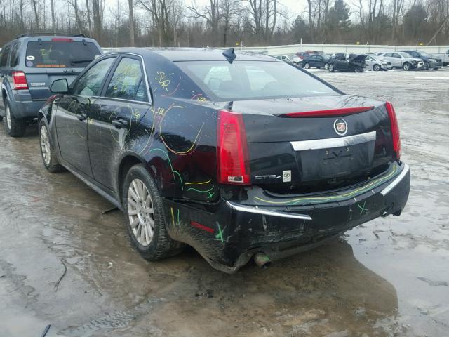 1G6DC5EY6B0166999 - 2011 CADILLAC CTS BLACK photo 3