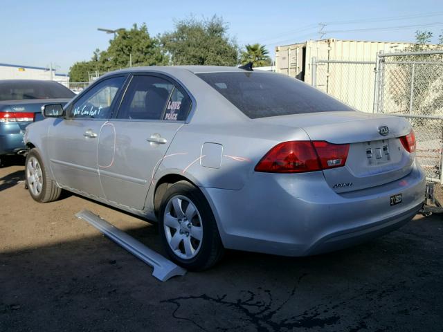 KNAGG4A89A5409864 - 2010 KIA OPTIMA LX SILVER photo 3