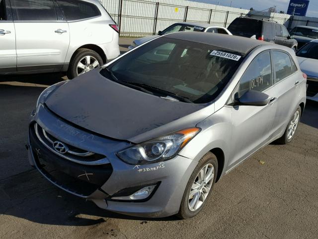 KMHD35LE3DU102643 - 2013 HYUNDAI ELANTRA GT GRAY photo 2