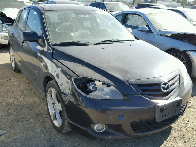 JM1BK343151242192 - 2005 MAZDA 3 HATCHBAC BLACK photo 1