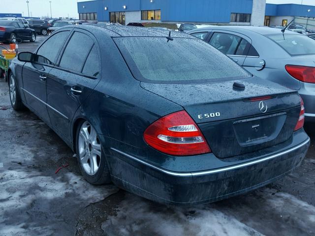 WDBUF70J25A661577 - 2005 MERCEDES-BENZ E 500 GREEN photo 3