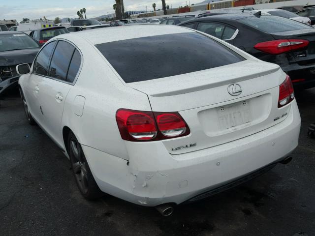 JTHBN96S365002987 - 2006 LEXUS GS GENERAT WHITE photo 3