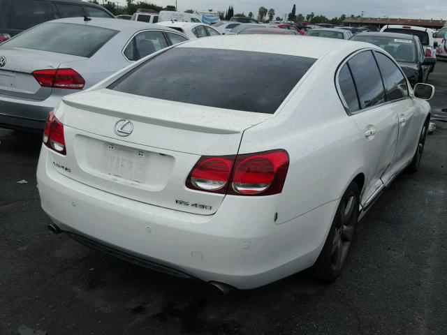 JTHBN96S365002987 - 2006 LEXUS GS GENERAT WHITE photo 4