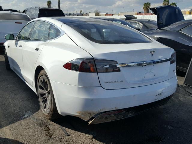 5YJSA1E28HF219999 - 2017 TESLA MODEL S 白色 照片 3