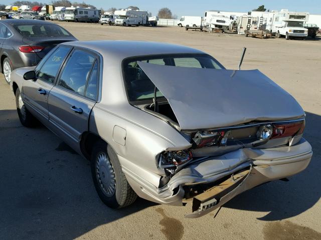 1G4HR52K9VH592975 - 1997 BUICK LESABRE LI GRAY photo 3